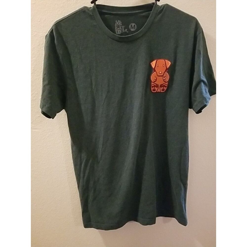 MR Eat Well T Shirt Size Medium Color Dark‎ Green Thc Cannabis 420